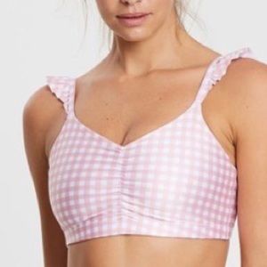 Onzie Gingham sports bra